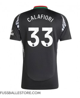 Günstige Arsenal Riccardo Calafiori #33 Auswärtstrikot 2024-25 Kurzarm